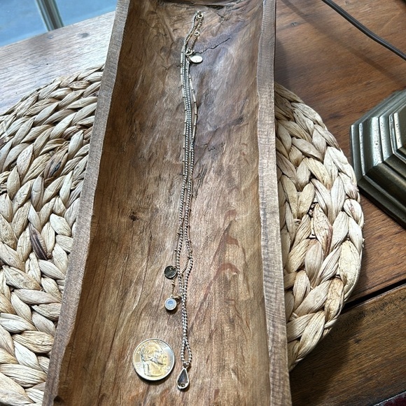 Doubled Layered Necklace + Pendants Western Bohemian Clay Pink - Picture 11 of 15